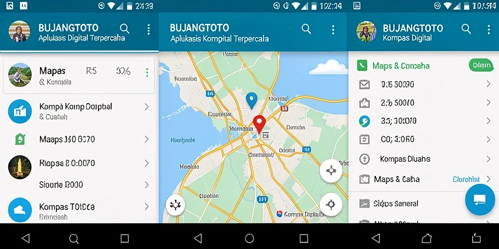 Antarmuka kompas digital BUJANGTOTO yang mudah digunakan.