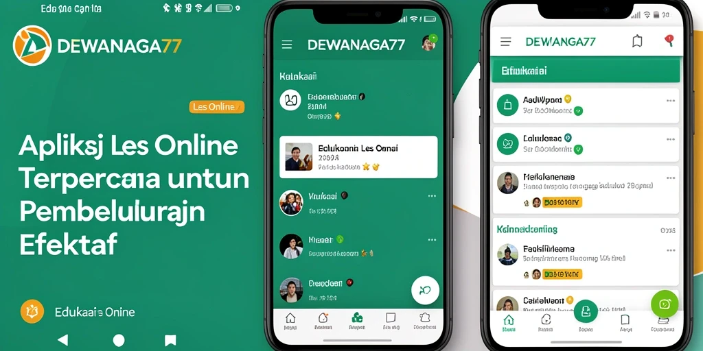 Tampilan antarmuka DEWANAGA77 yang intuitif dan menarik.