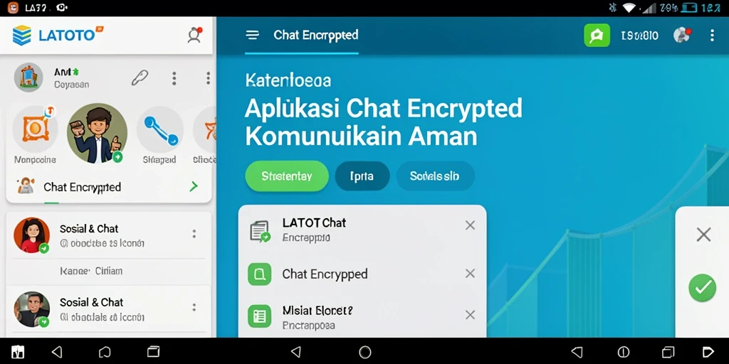 Antarmuka pengguna LATOTO yang sederhana dan enak dipandang.