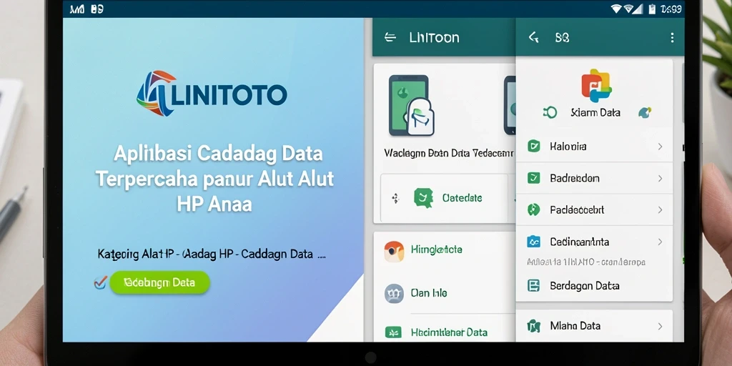 Tampilan antarmuka LINITOTO yang sederhana dan fungsional.